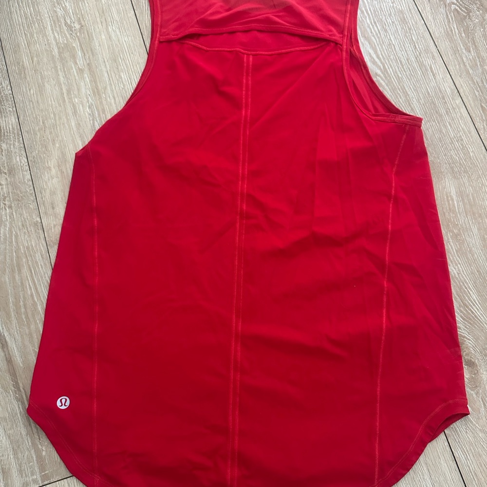Lululemon Athletica Red Tank Top - Picture 2 of 4